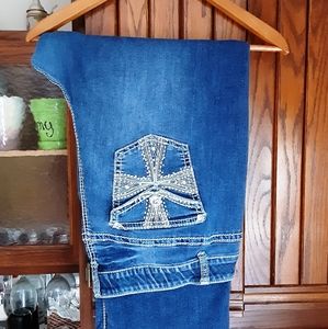 Apt. 9 Capri Jeans. Blue. Size 20. Super Comfy!